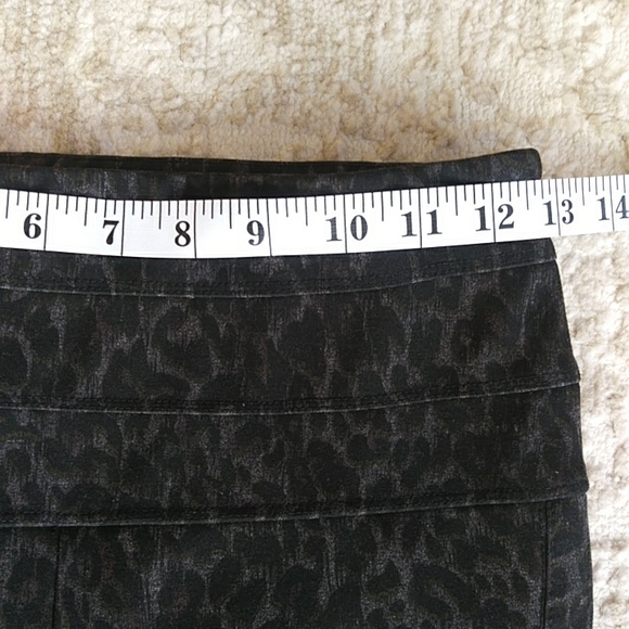 Jolt Leopard Print High-Waisted Legging Pant S Black Gray - Picture 14 of 16